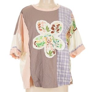 Floral Patchwork Women's Top